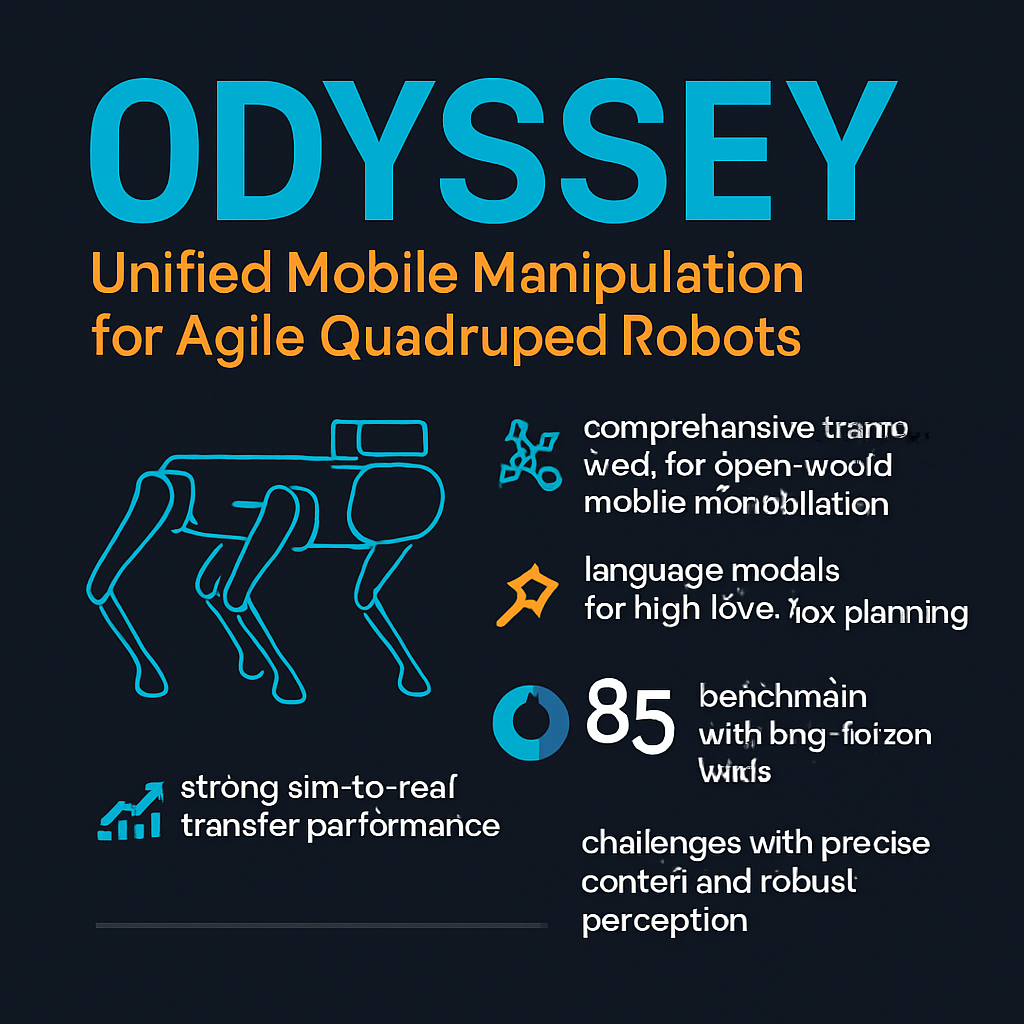 ODYSSEY: Unified Mobile Manipulation for Agile Quadruped Robots