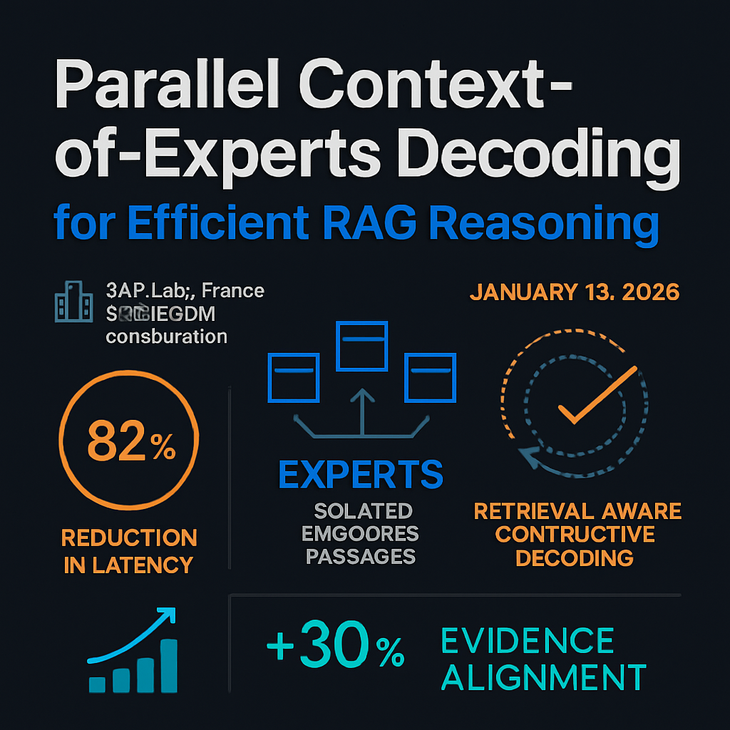 Parallel Context-of-Experts Decoding for Efficient RAG reasoning