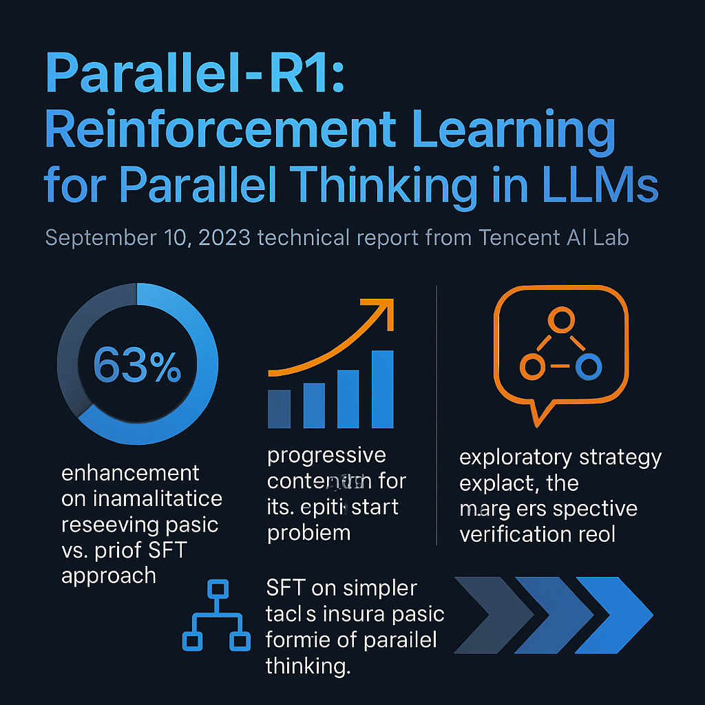 Parallel-R1: Reinforcement Learning for Parallel Thinking in LLMs