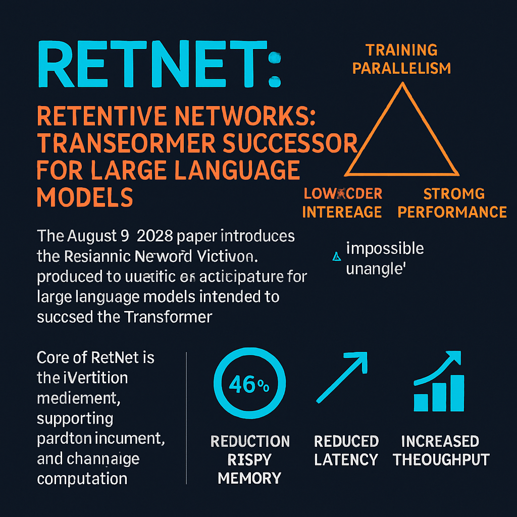 RetNet: Retentive Networks: Transformer Successor for Large Language Models
