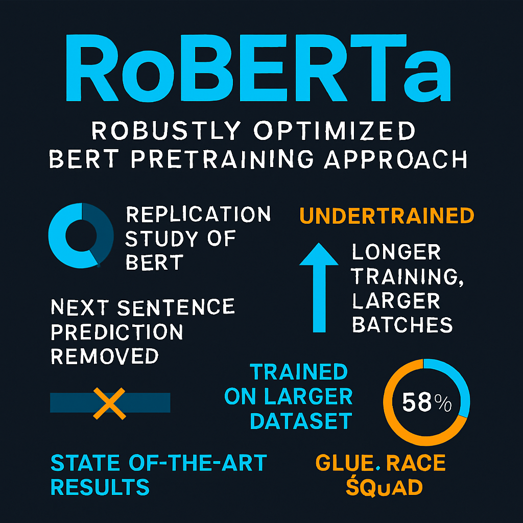 RoBERTa: Robustly Optimized BERT Pretraining Approach