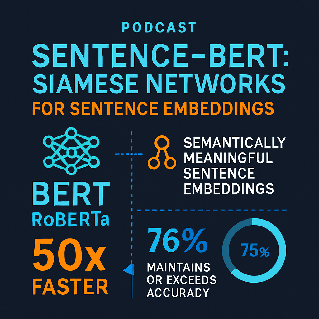 Sentence-BERT: Siamese Networks for Sentence Embeddings