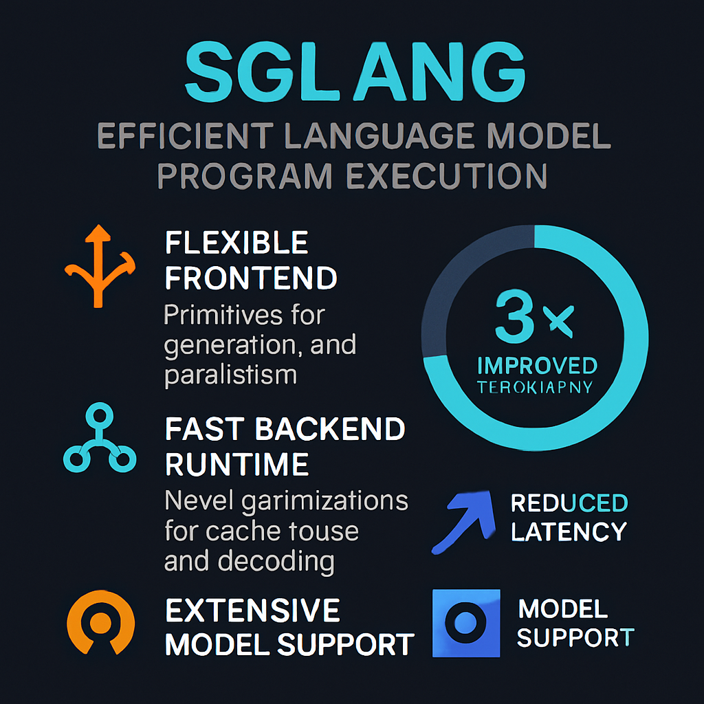 SGLang: Efficient Language Model Program Execution