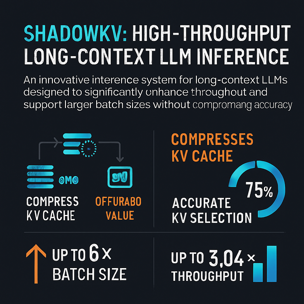 ShadowKV: High-Throughput Long-Context LLM Inference