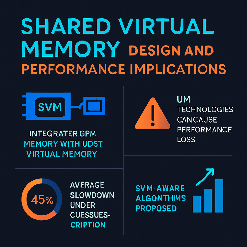 Shared Virtual Memory: Design and Performance Implications