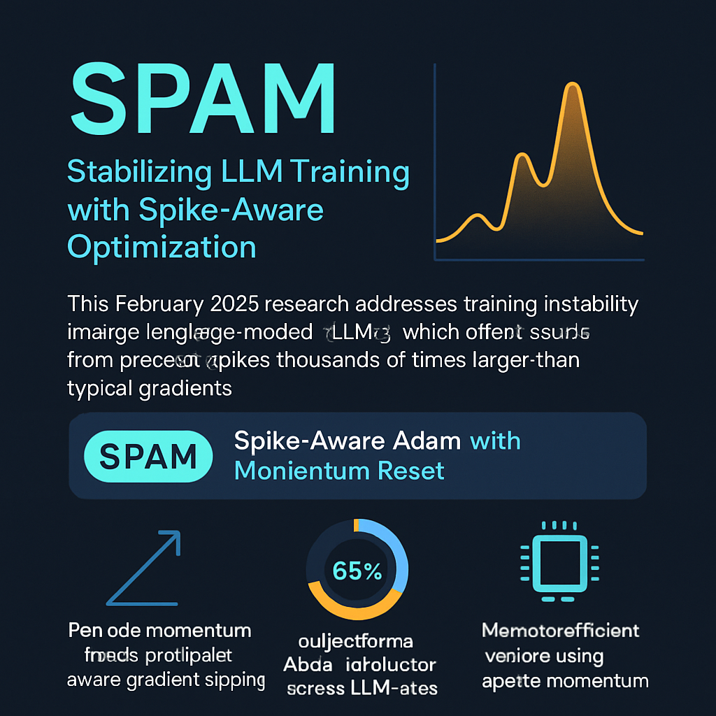 SPAM: Stabilizing LLM Training with Spike-Aware Optimization