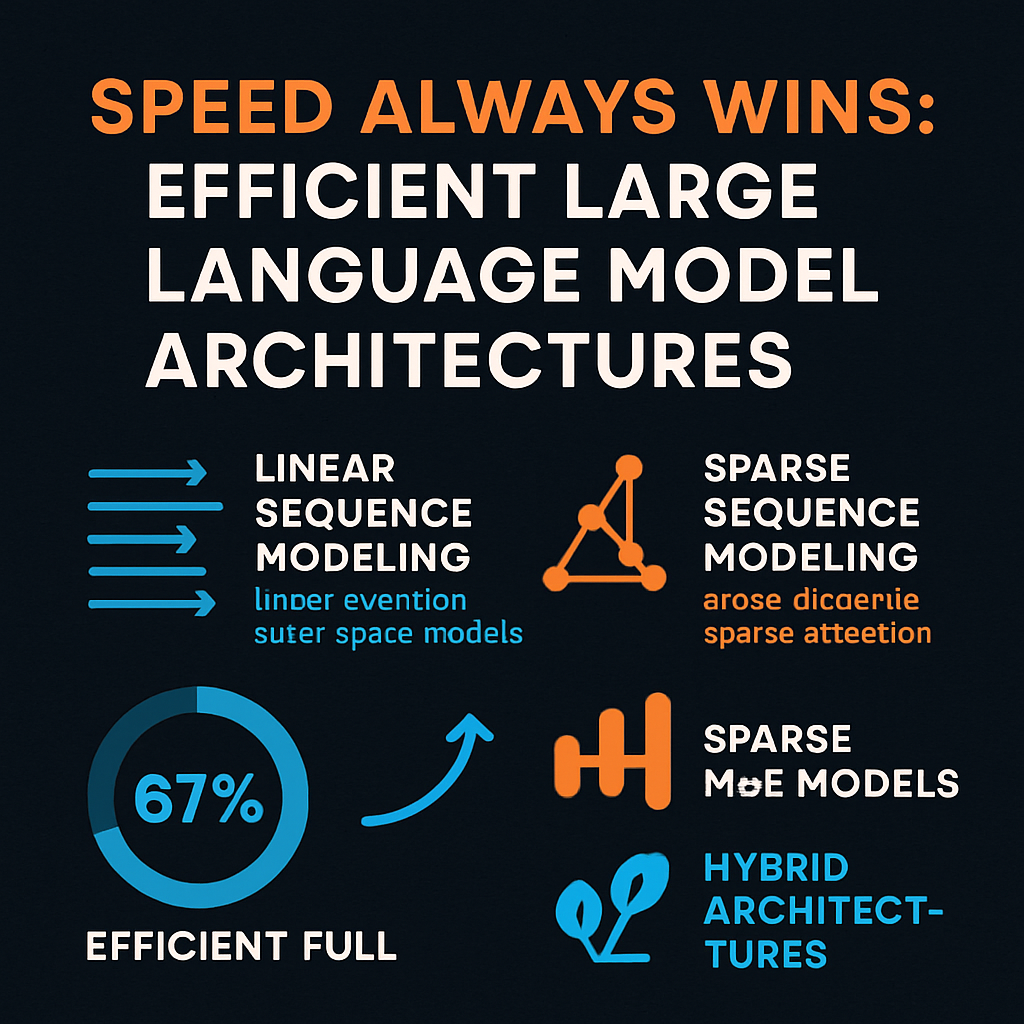 Speed Always Wins: Efficient Large Language Model Architectures