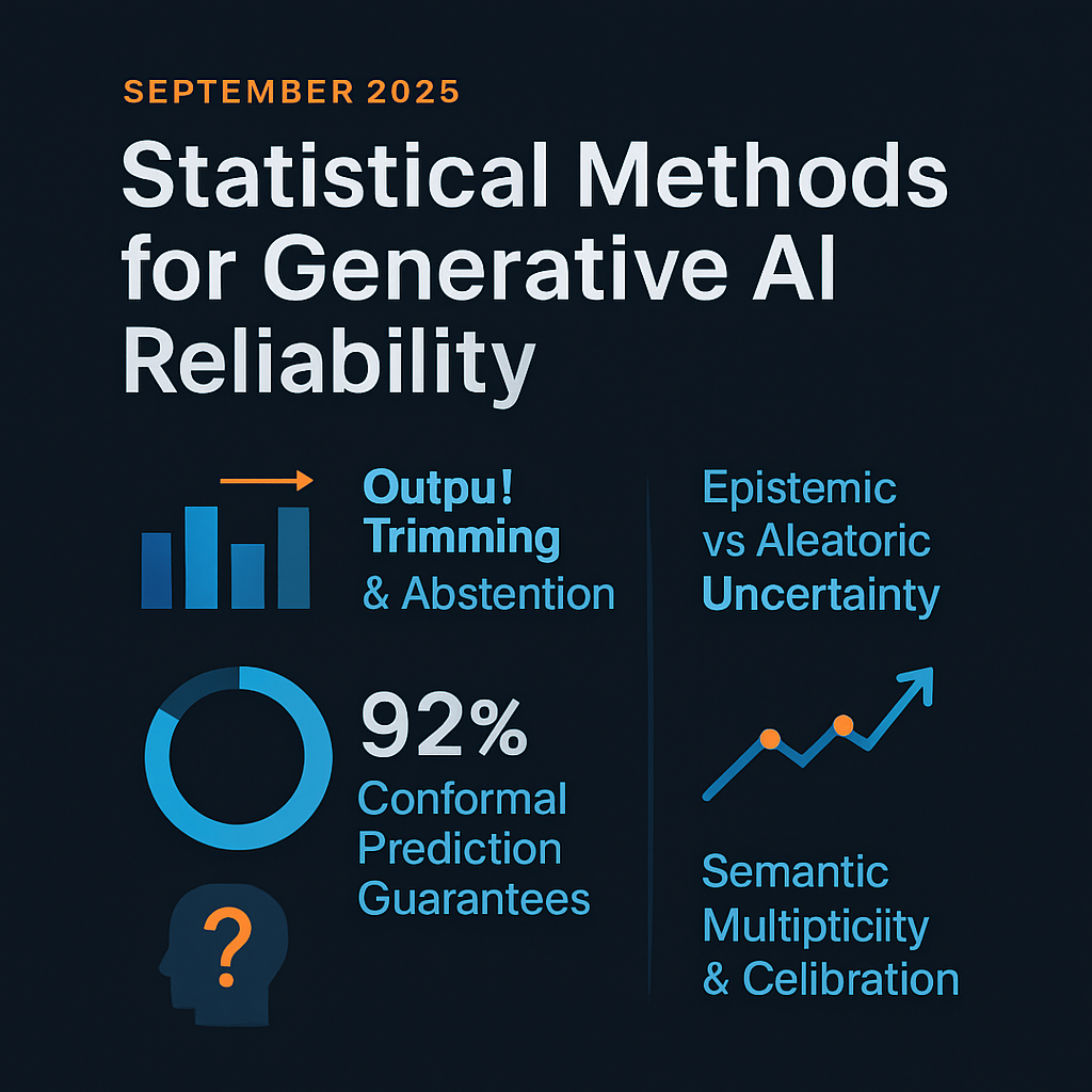 Statistical Methods for Generative AI Reliability