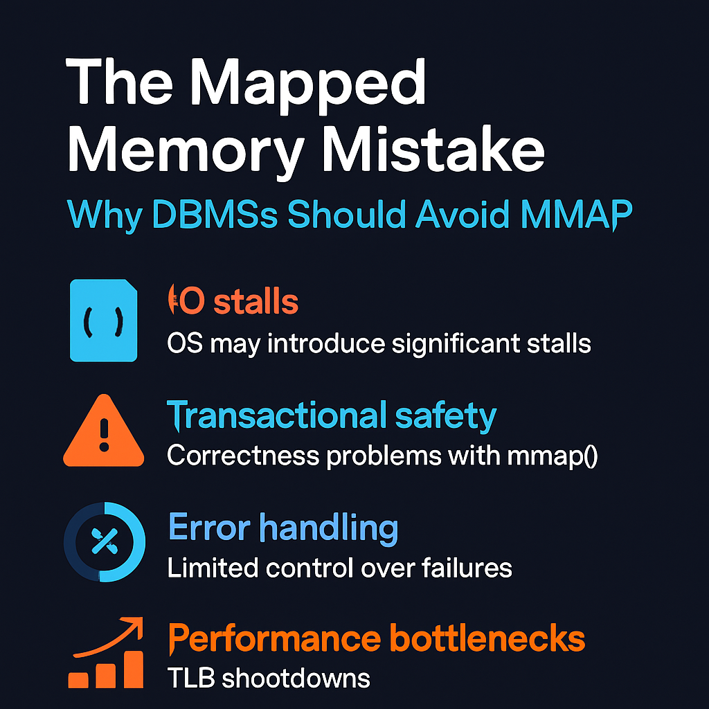 The Mapped Memory Mistake: Why DBMSs Should Avoid MMAP