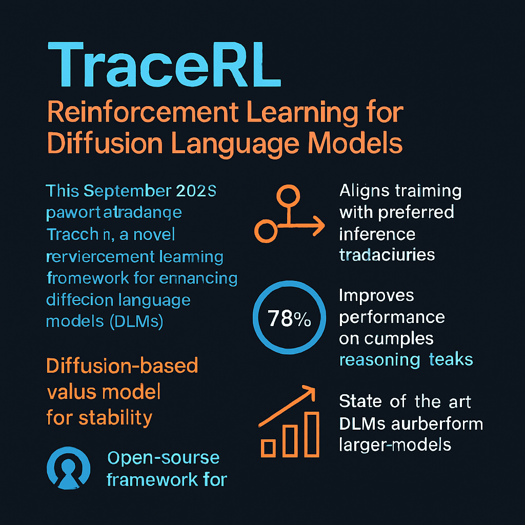 TraceRL: Reinforcement Learning for Diffusion Language Models