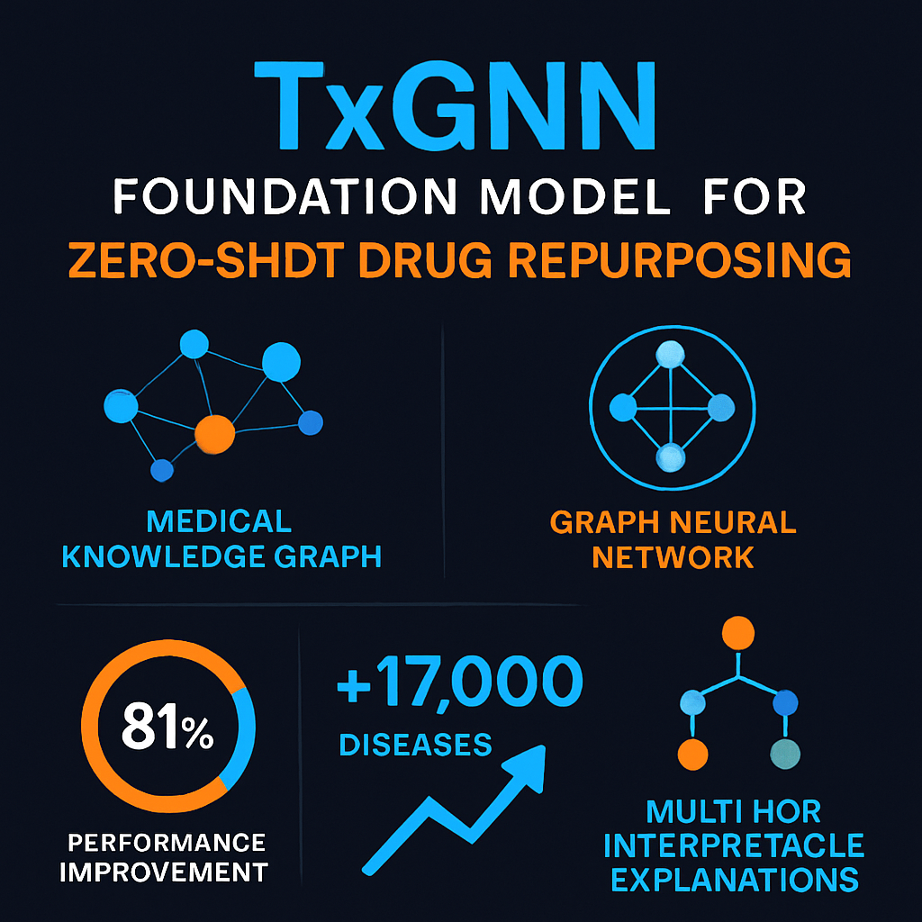 TxGNN: Foundation Model for Zero-Shot Drug Repurposing