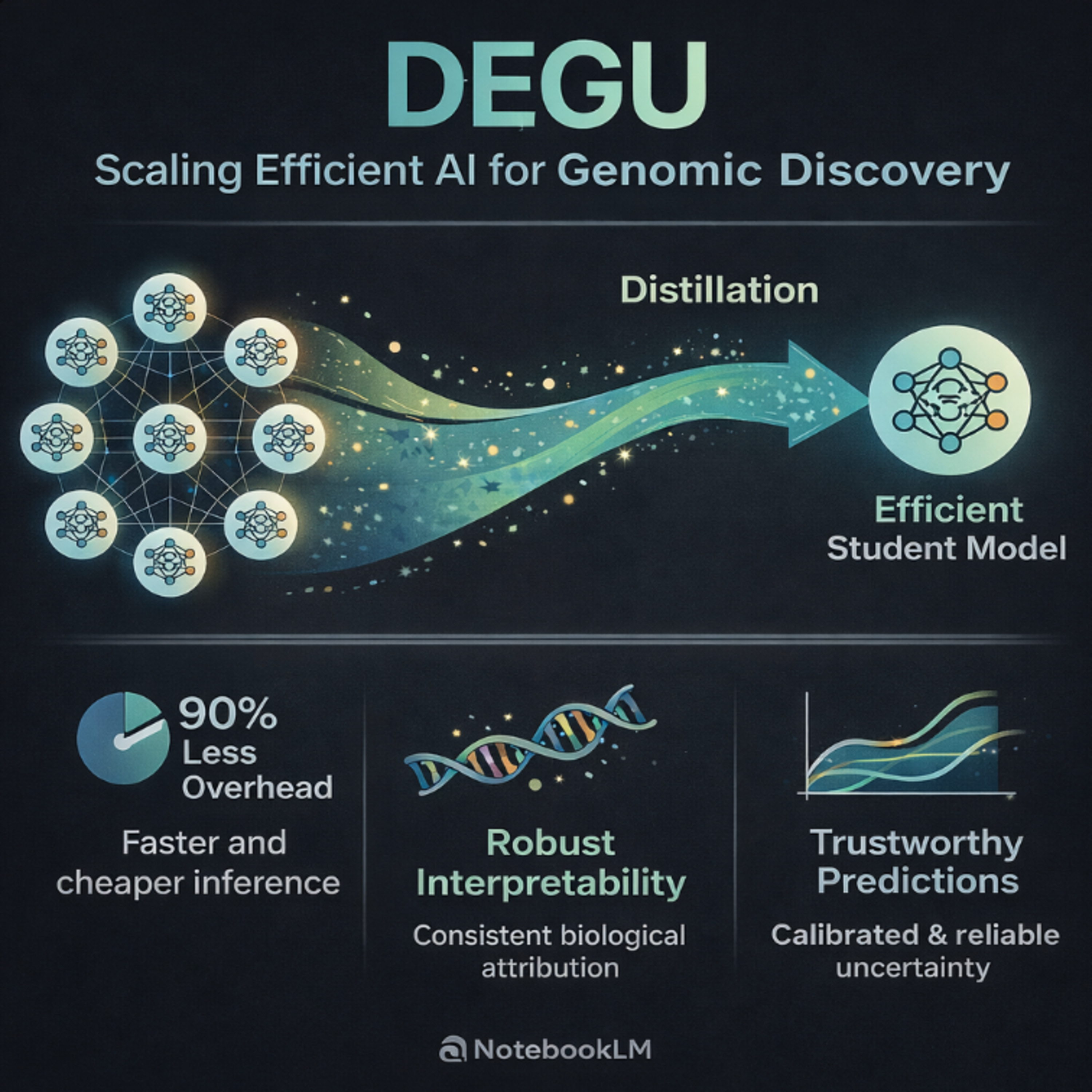 Uncertainty-aware genomic deep learning with knowledge distillation