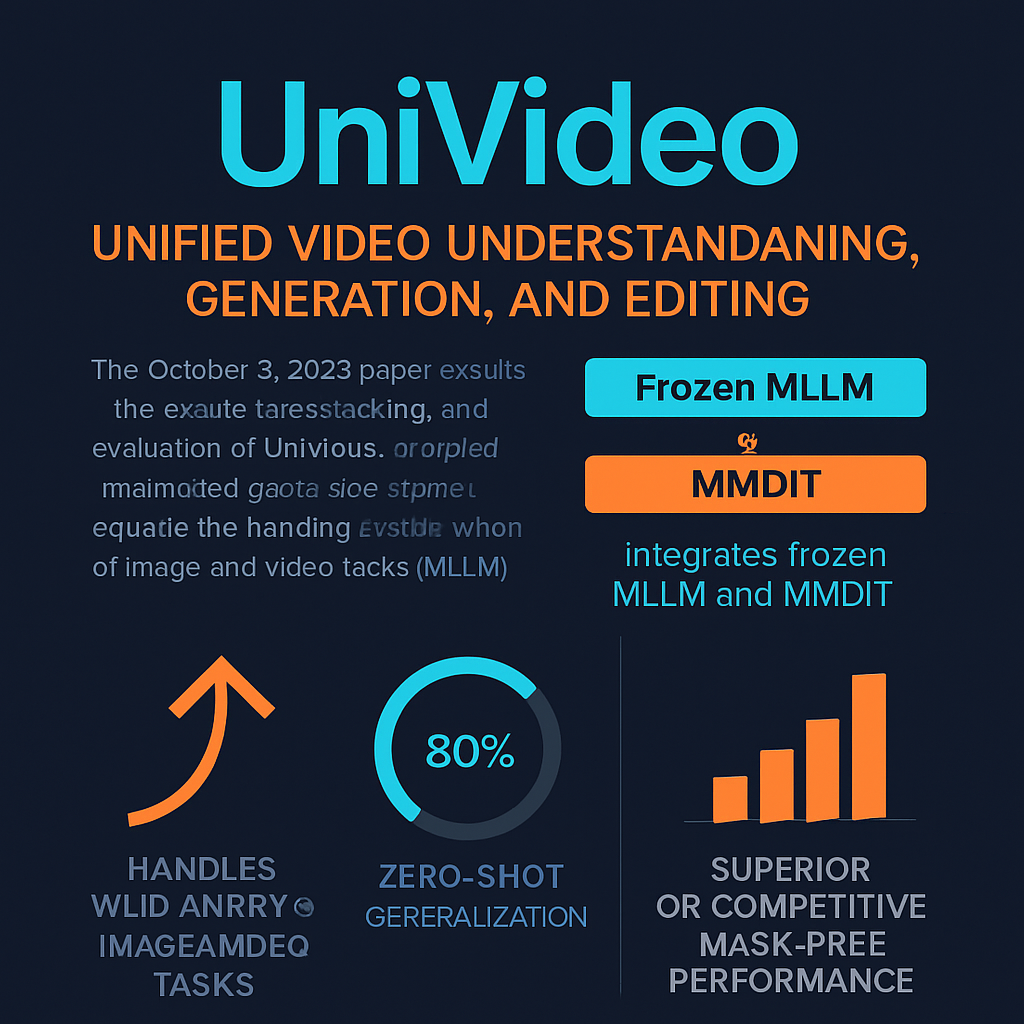 UniVideo: Unified Video Understanding, Generation, and Editing