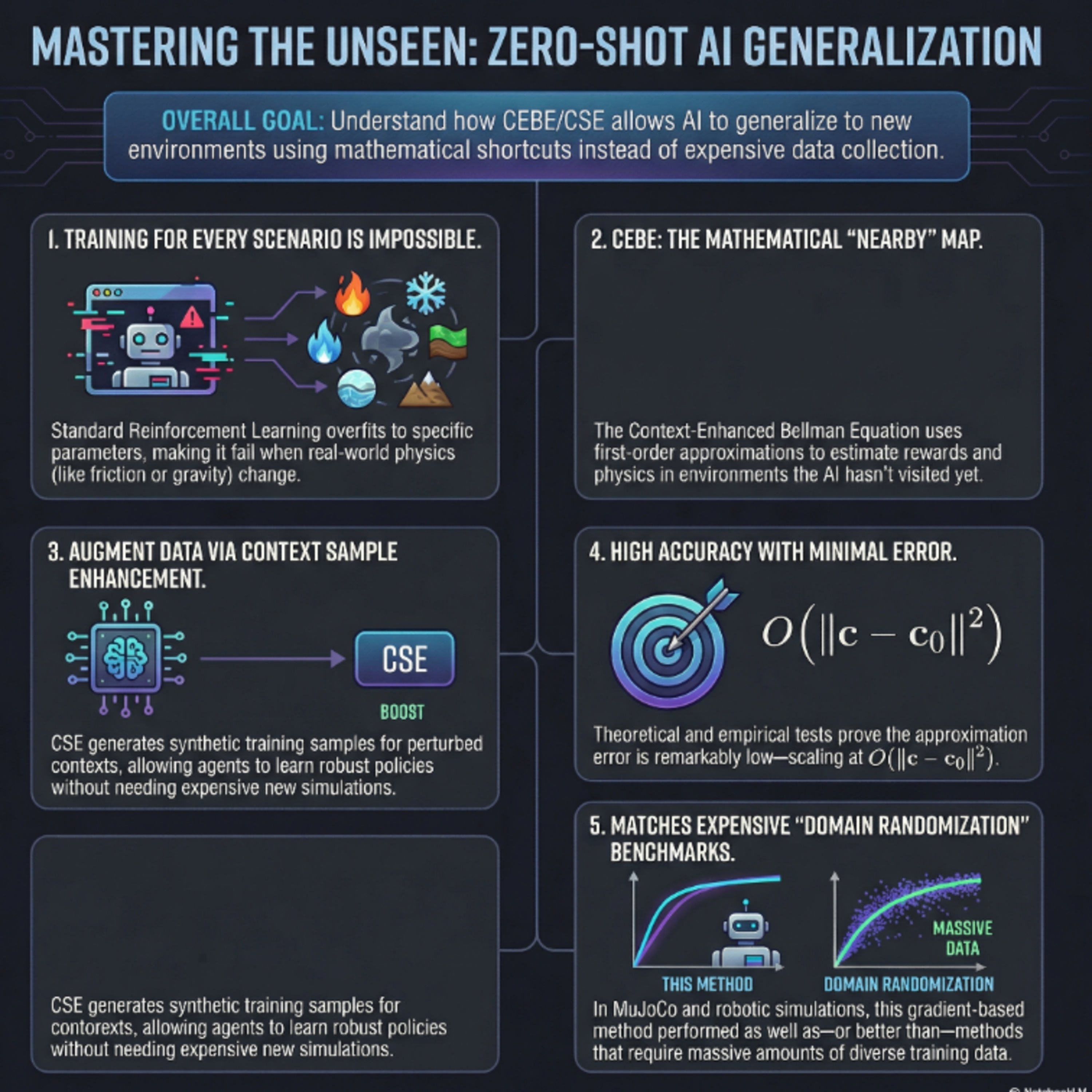 Zero-Shot Context Generalization in Reinforcement
Learning from Few Training Contexts